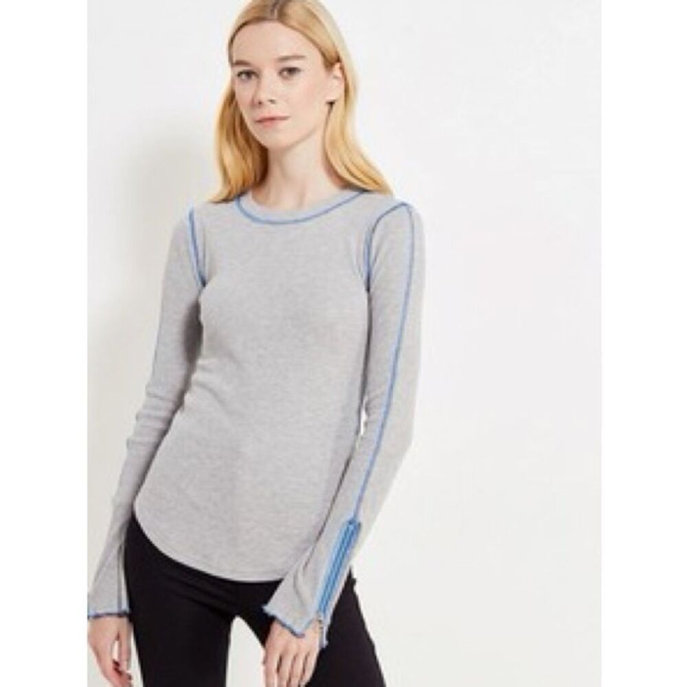 Free People Long Sleeve Zipper Shirt Size Large